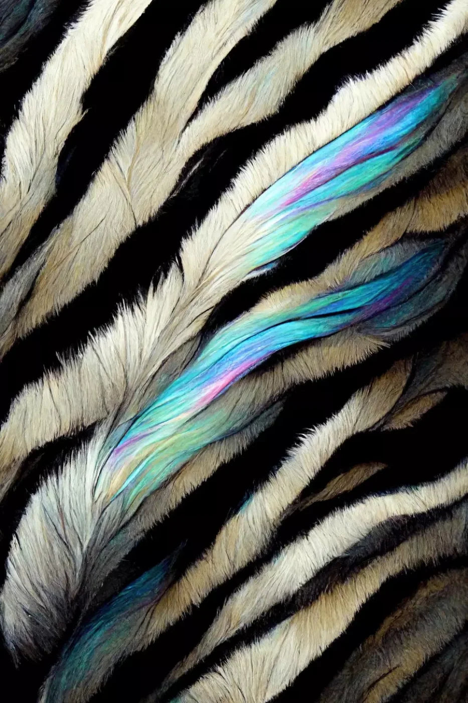 Zebra Fur Backdrop