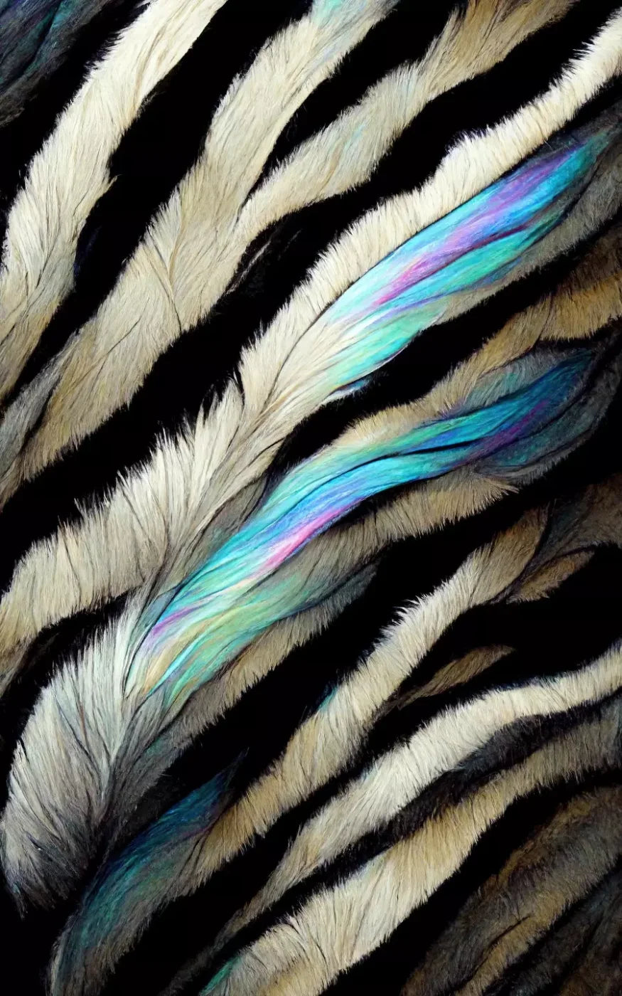 Zebra Fur 9X14 Ultracloth ( 108 X 168 Inch ) Backdrop
