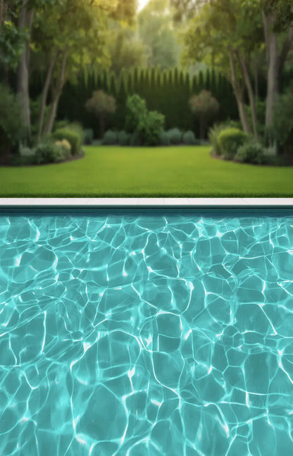 Backyard Summer Pool Sweep