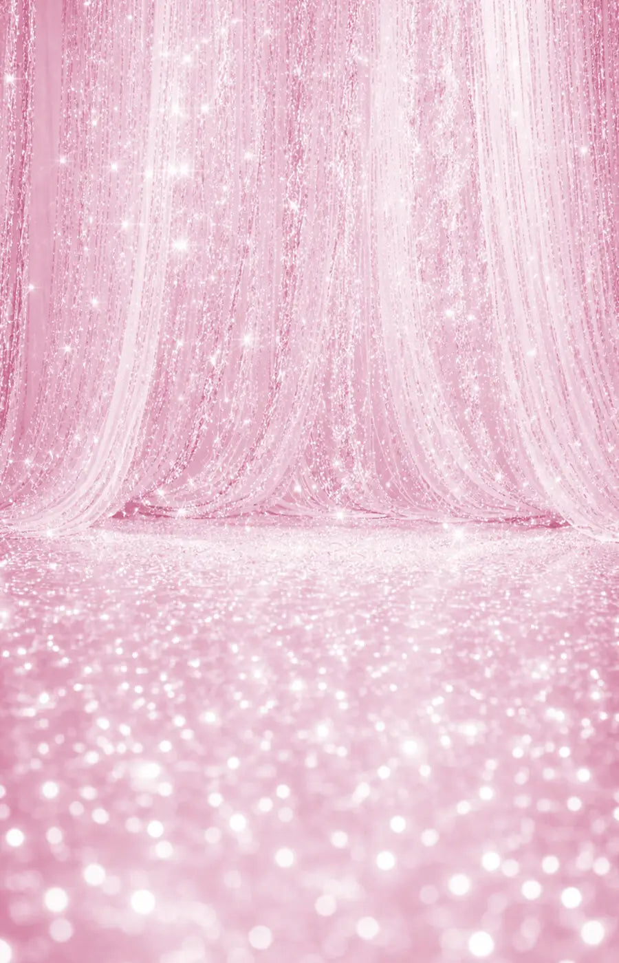 Showtime Curtain Pink Sweep