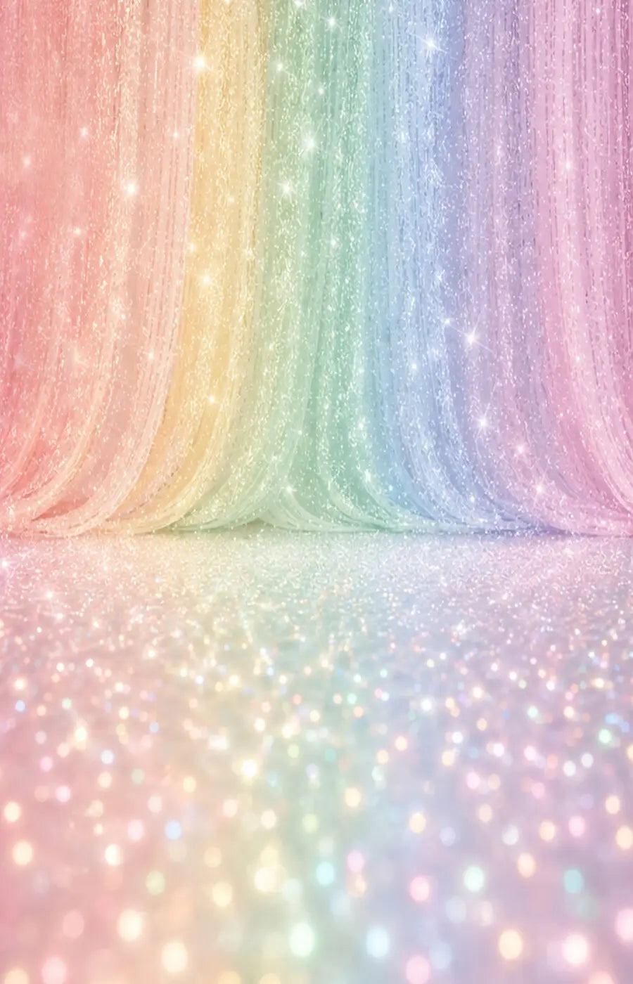 Showtime Curtain Pastel Sweep