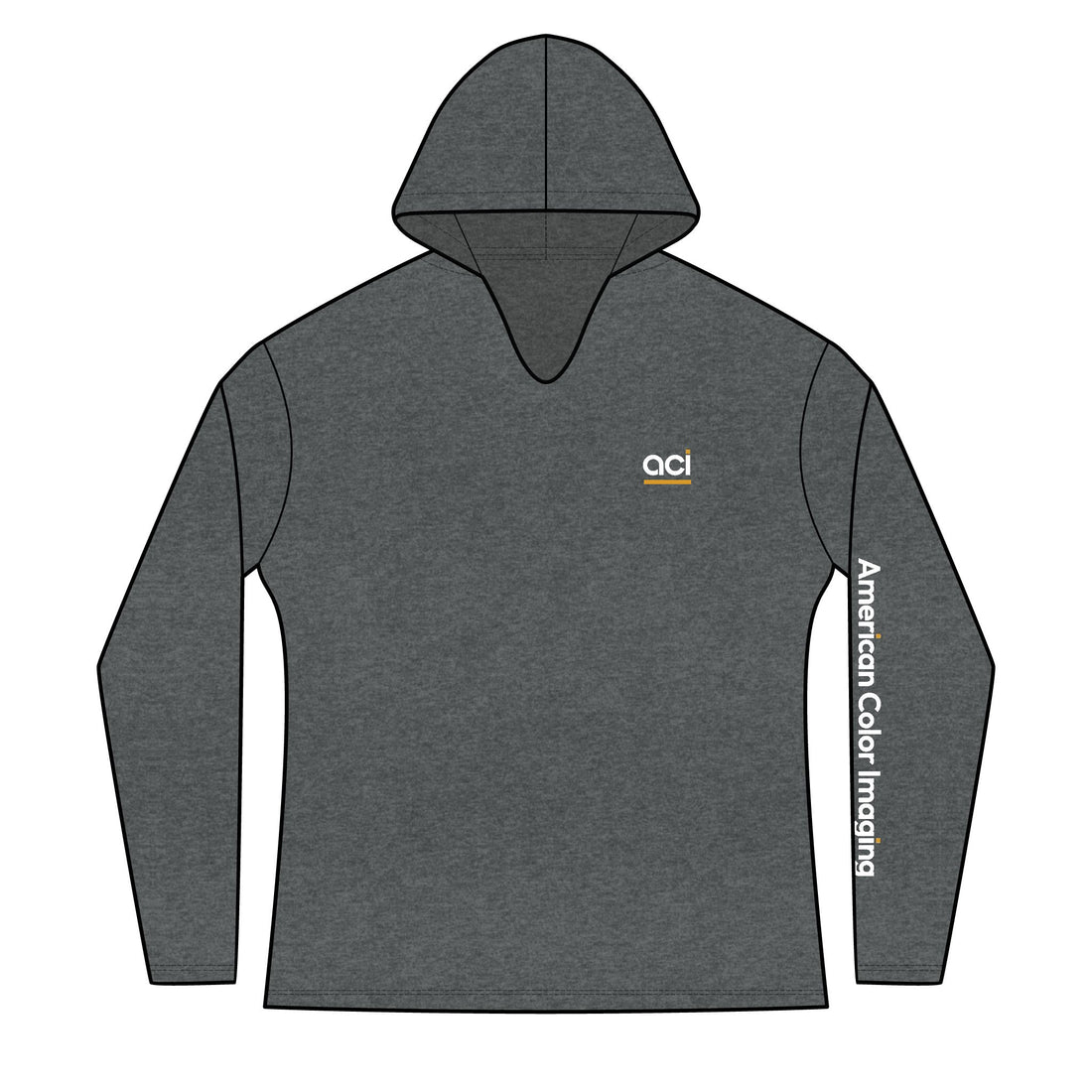 ACI "Negative. Never." Long Sleeve Lightweight Hoodie