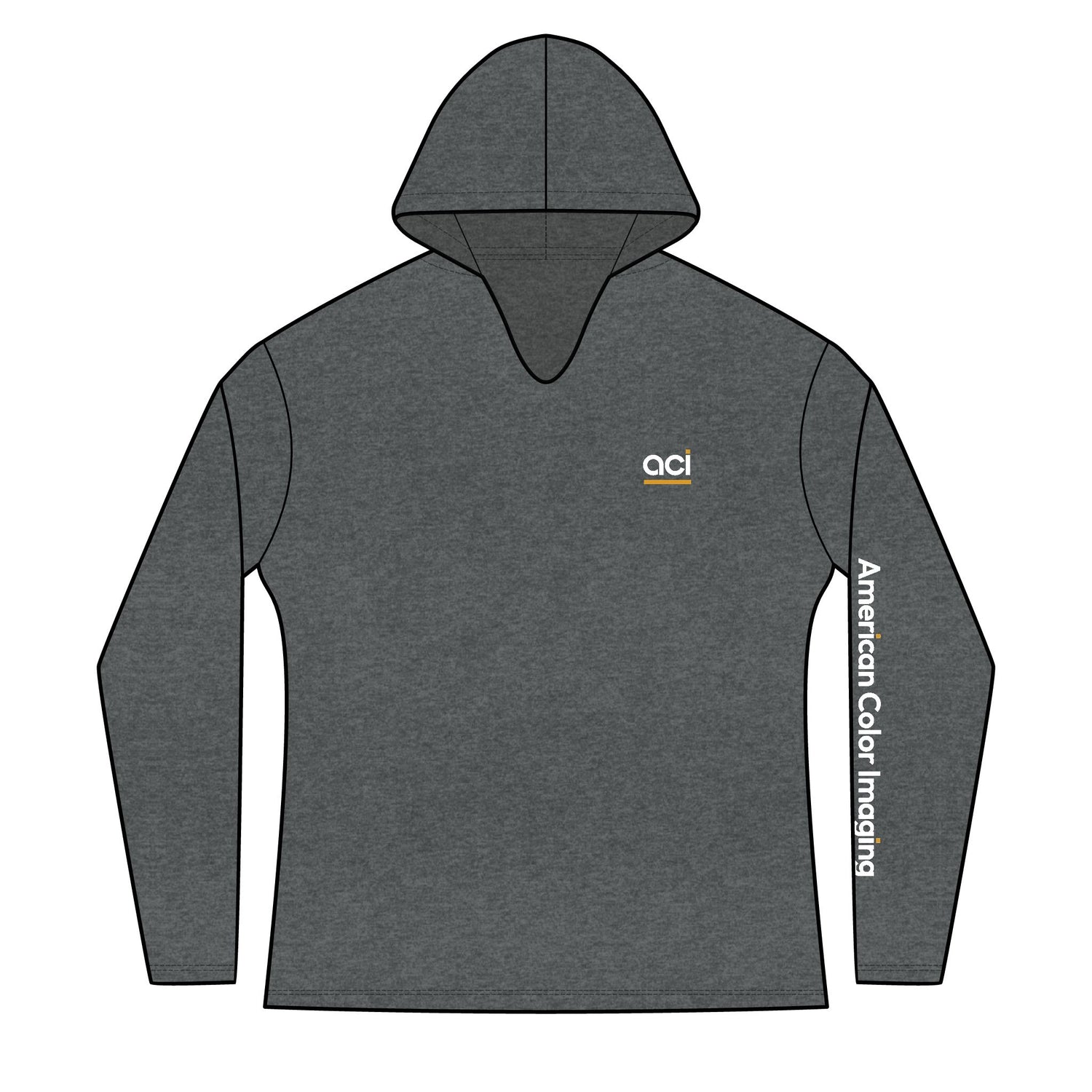ACI "Negative. Never." Long Sleeve Lightweight Hoodie