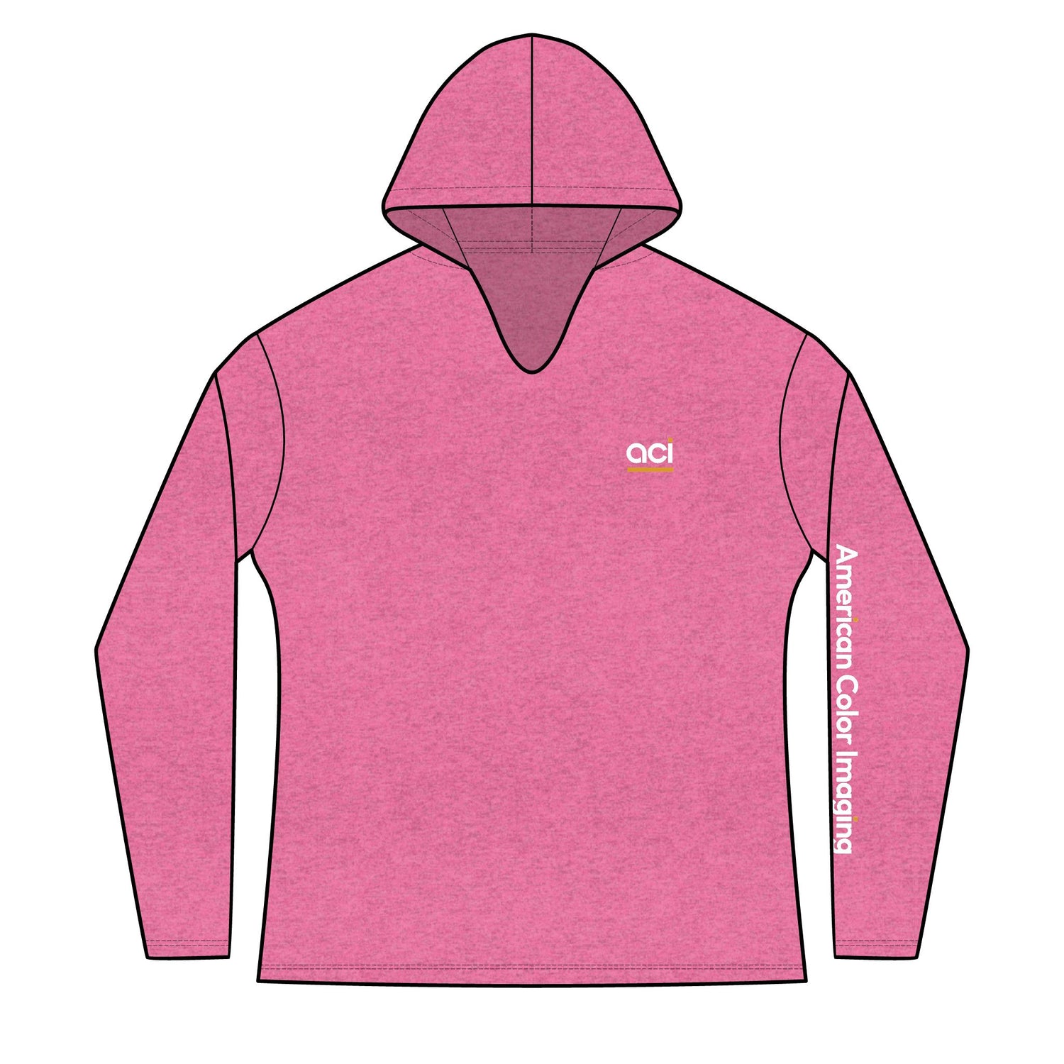 ACI "Negative. Never." Long Sleeve Lightweight Hoodie