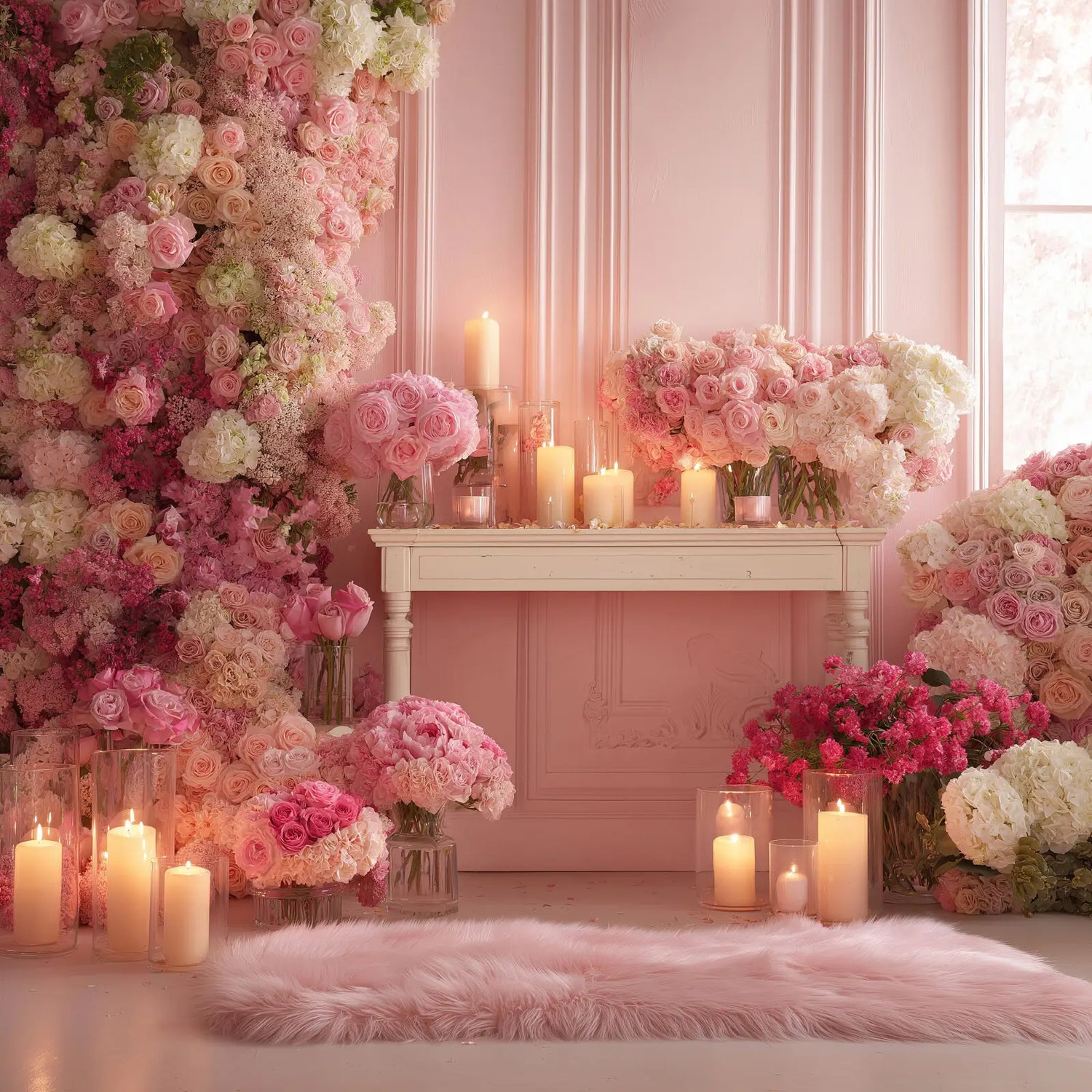 Romantic Flower Room