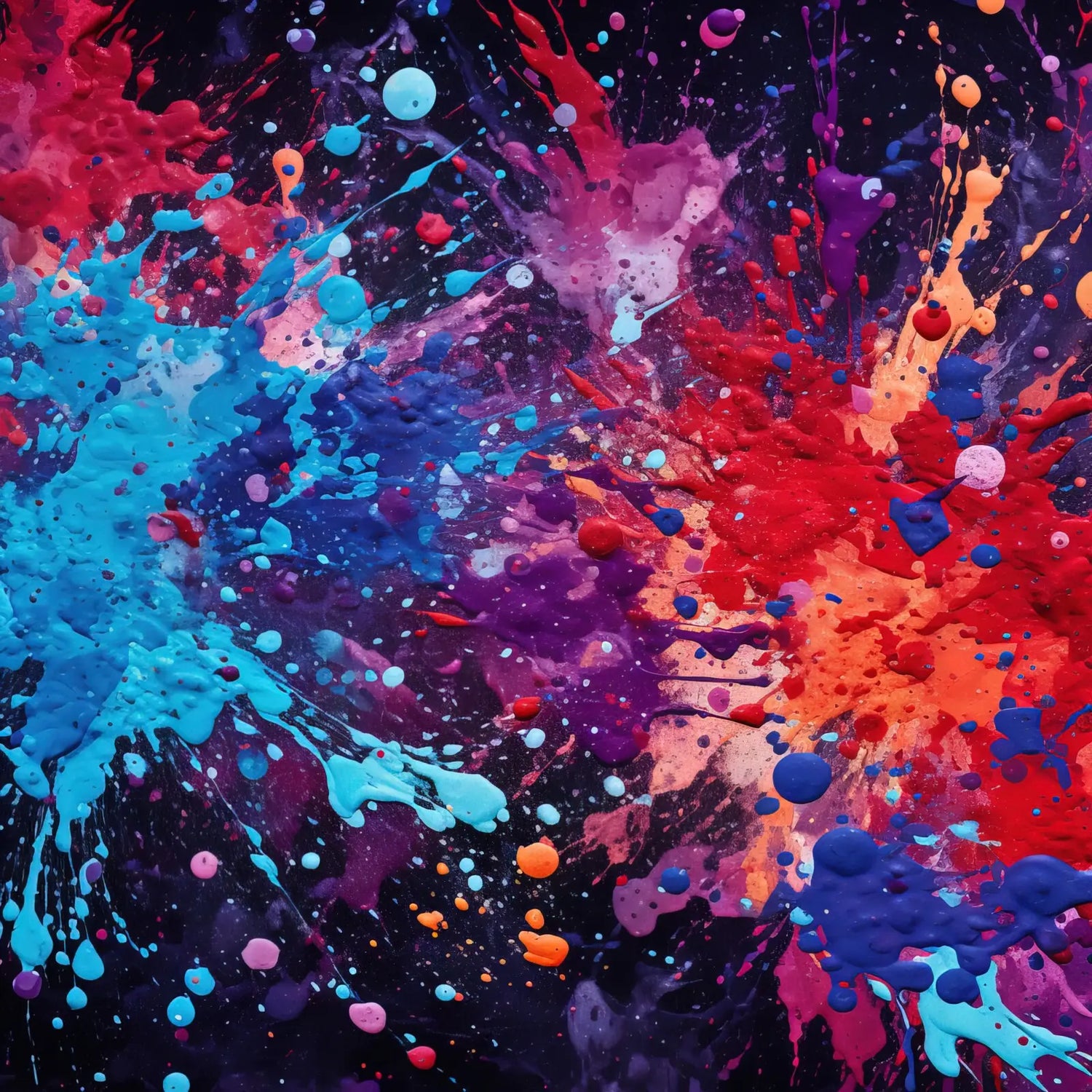 Colorful Paint Splatter