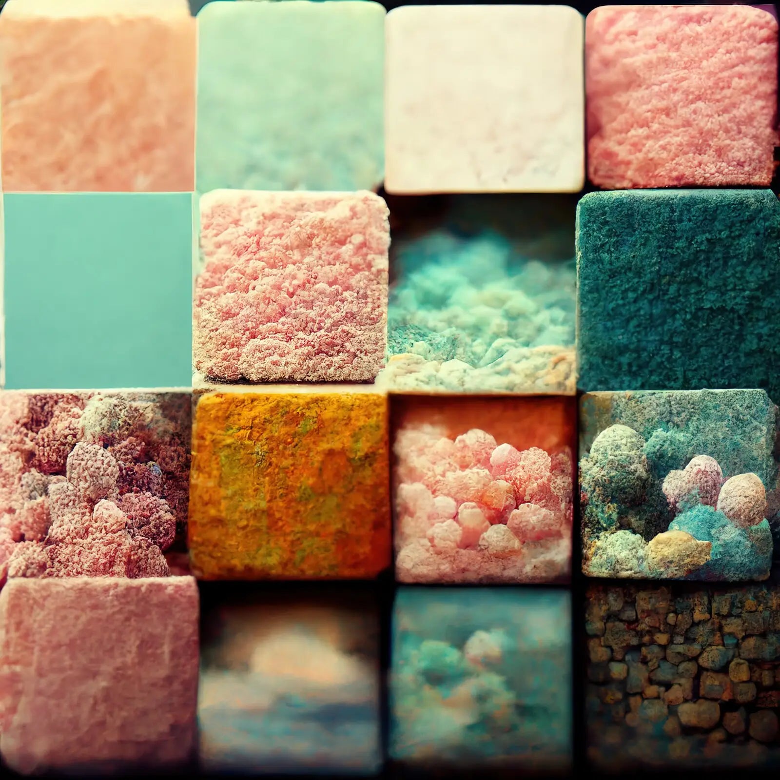 Pastel Cubes