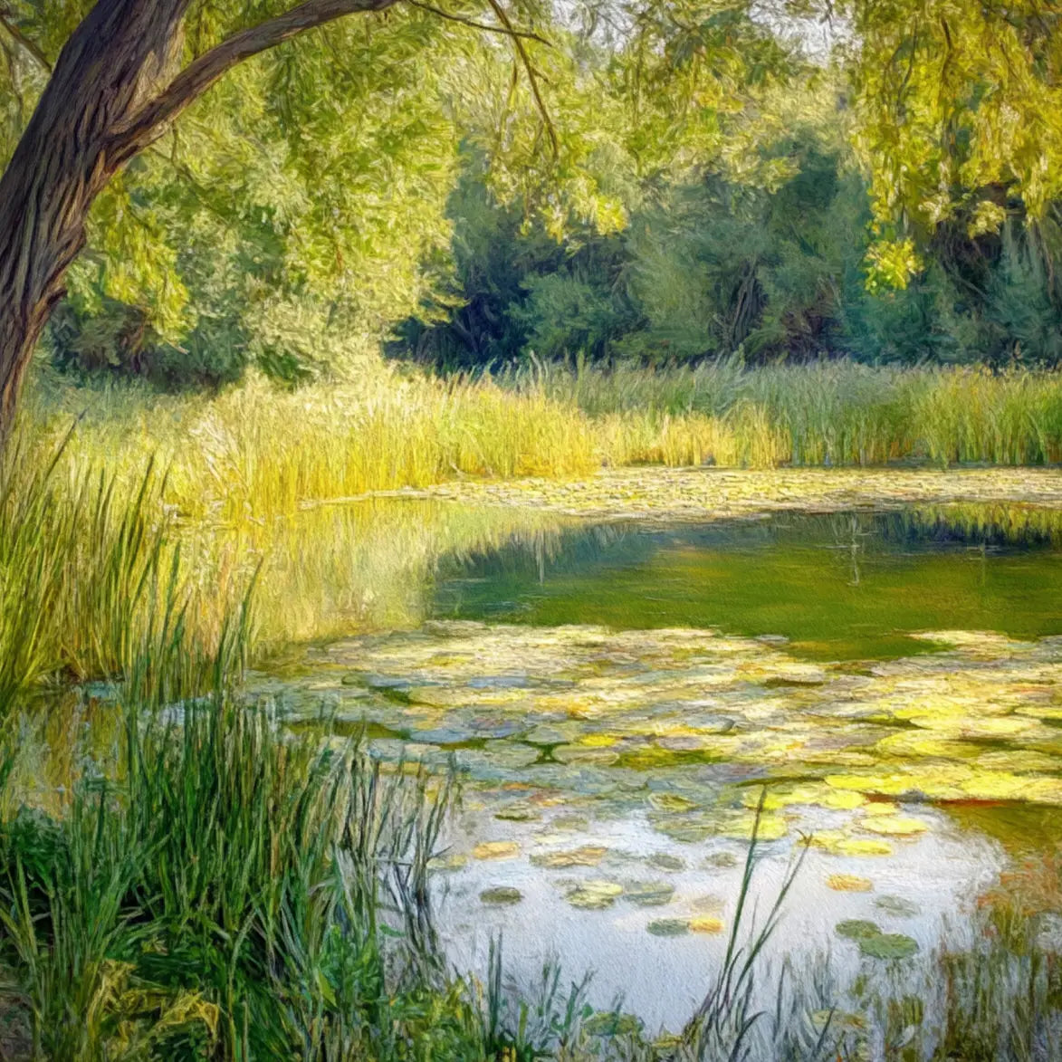 Painterly Pond