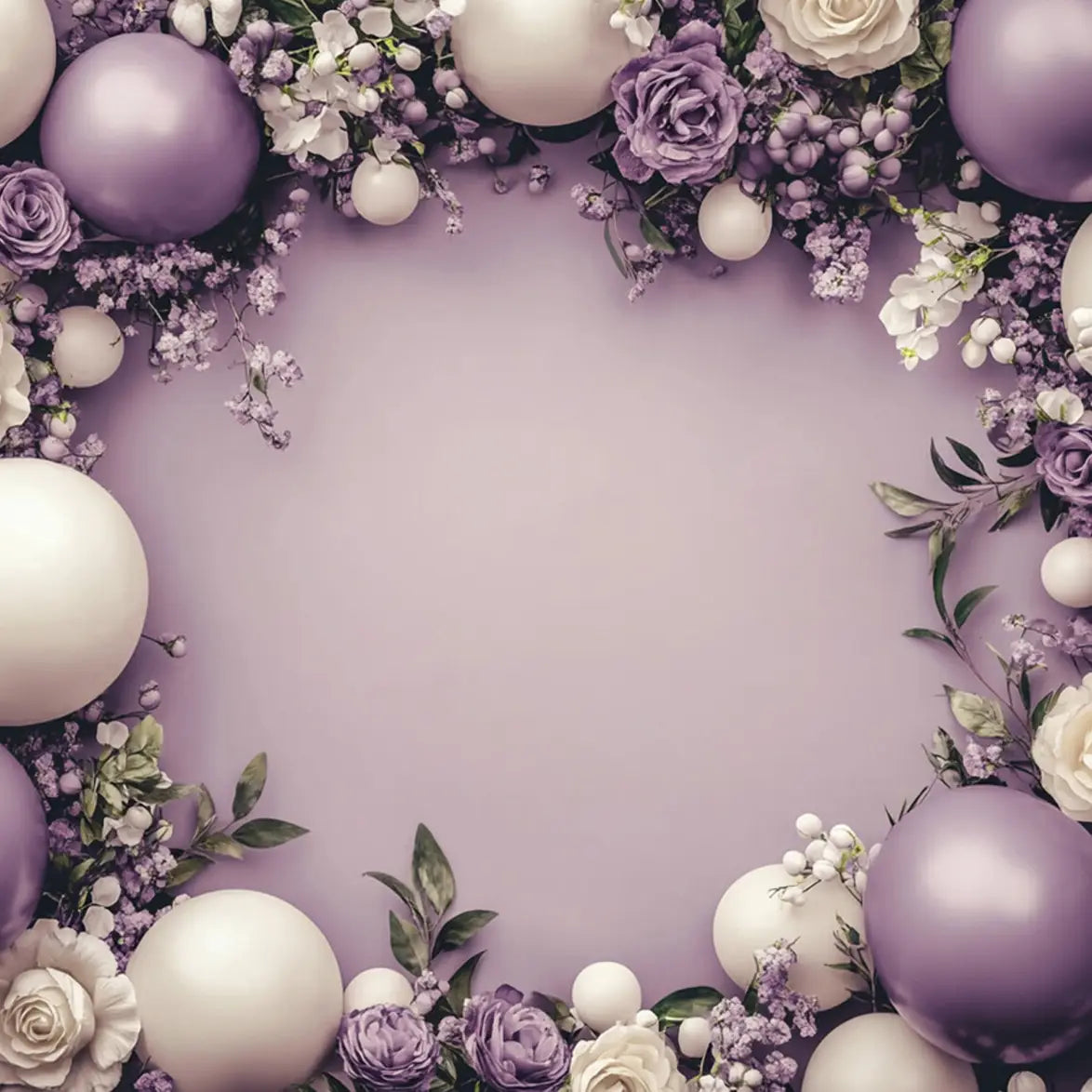 Balloons  Bouquets Purple