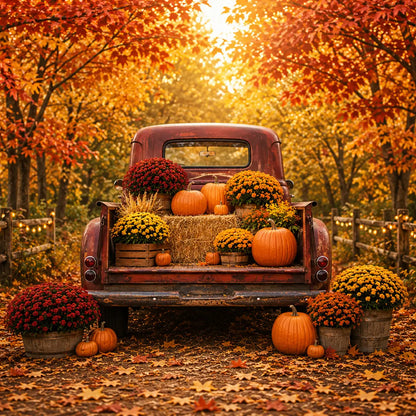 Autumn Truck Bed
