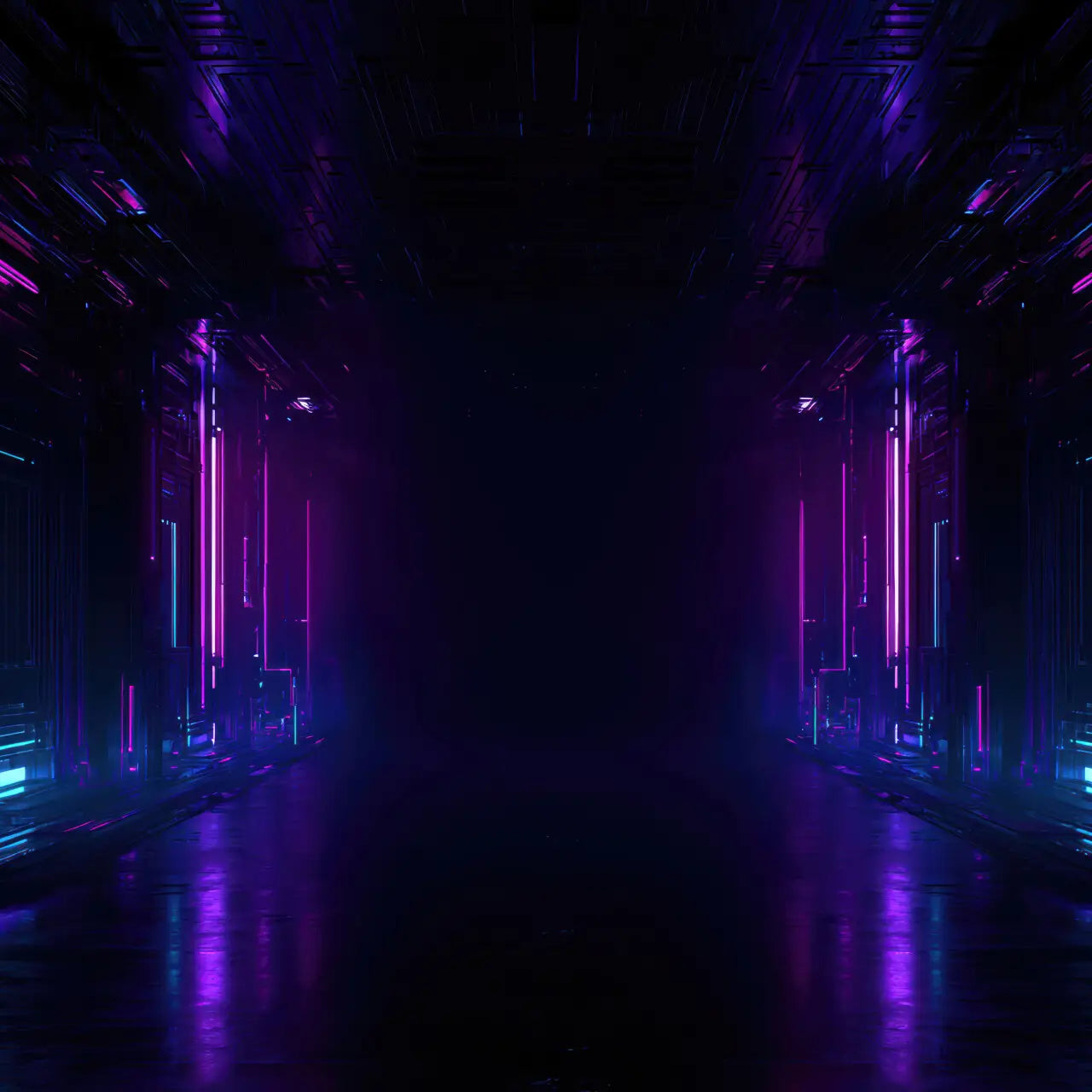 Futuristic Cyber Hall