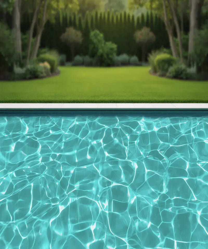 Backyard Summer Pool Sweep