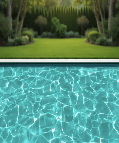 Backyard Summer Pool Sweep
