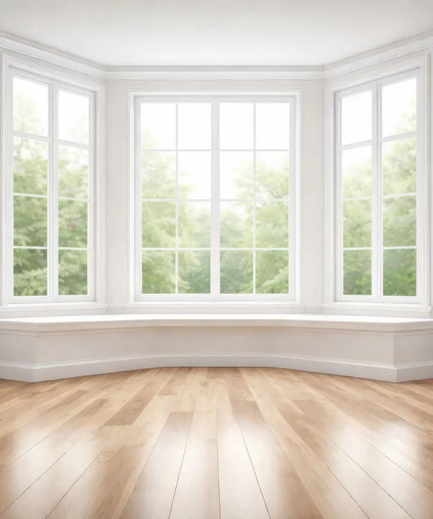 Classic White Bay Window