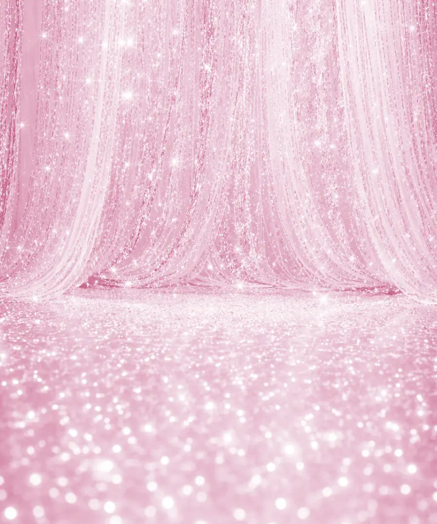 Showtime Curtain Pink Sweep