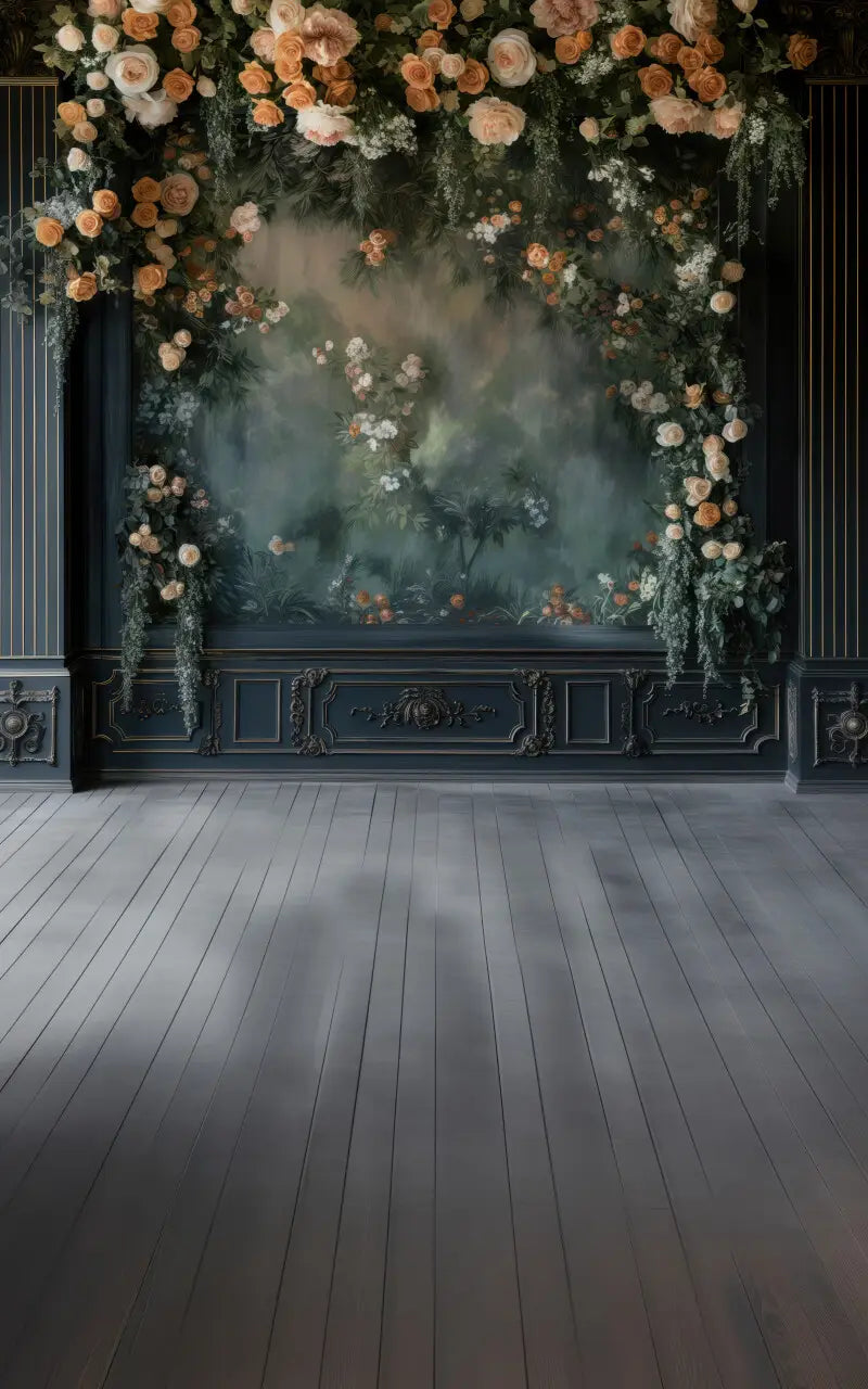 white peach Green  Backdrop for Photography