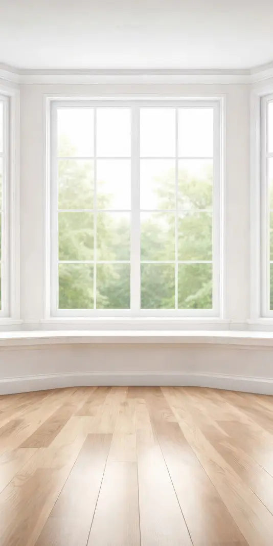 Classic White Bay Window