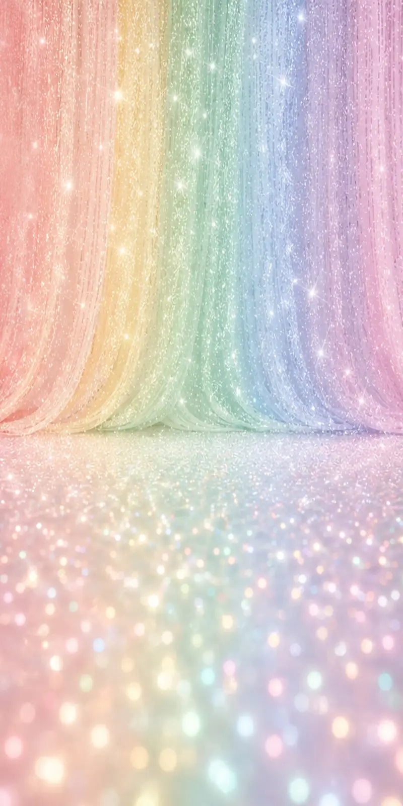 Showtime Curtain Pastel Sweep