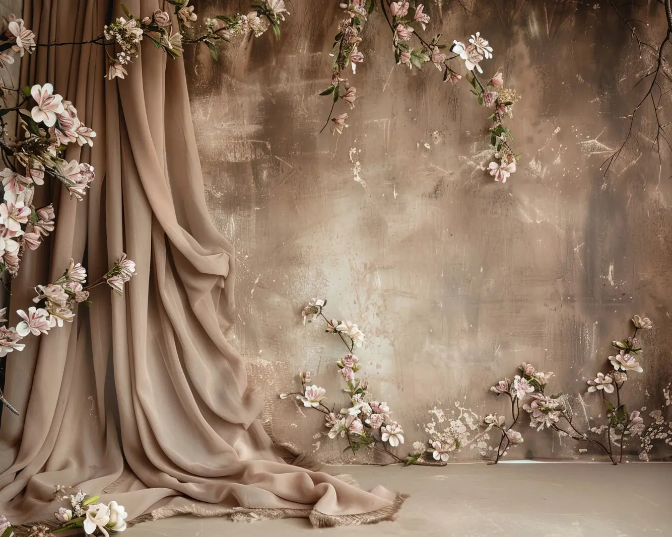 Elegant Beige Drapery