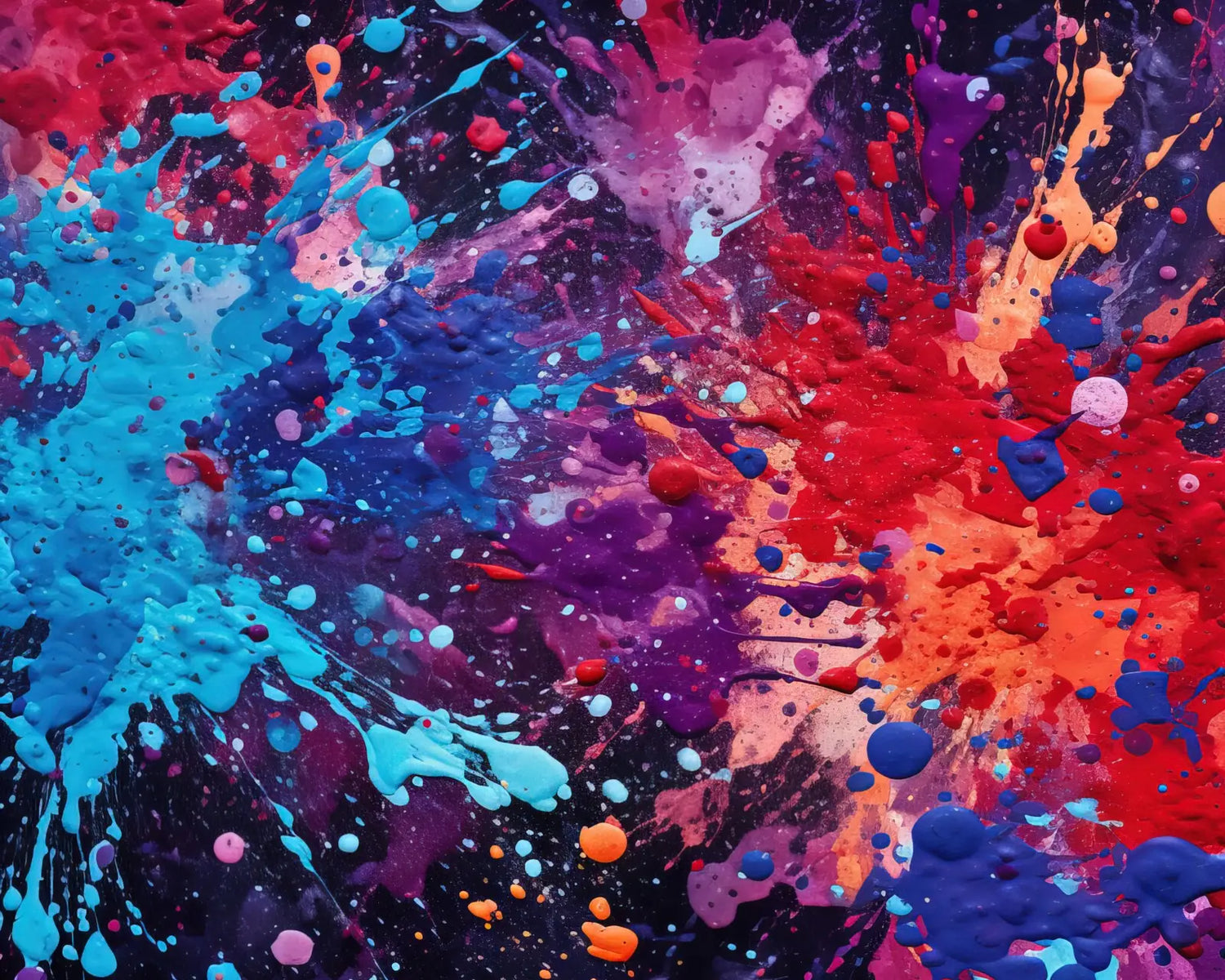Colorful Paint Splatter