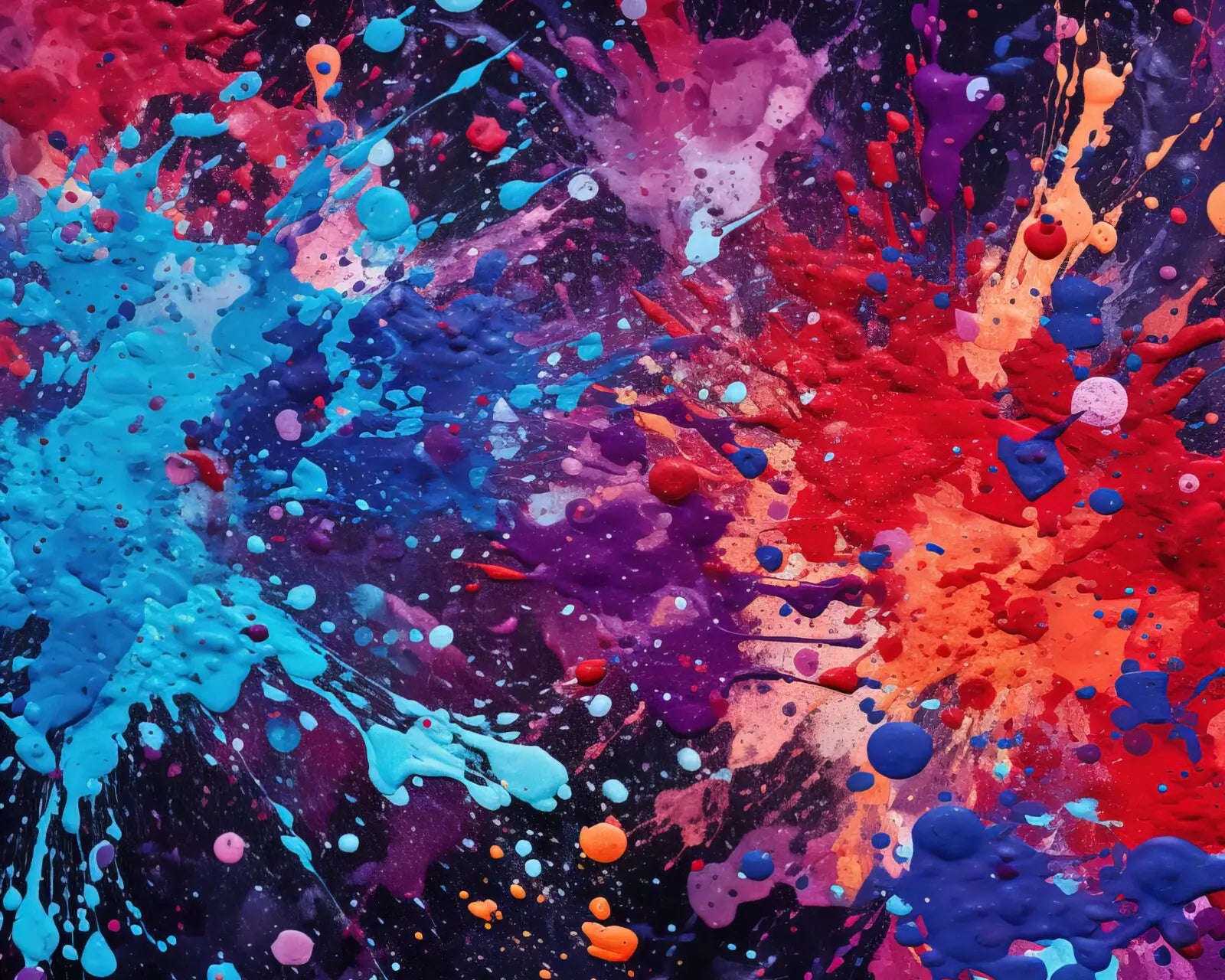 Colorful Paint Splatter