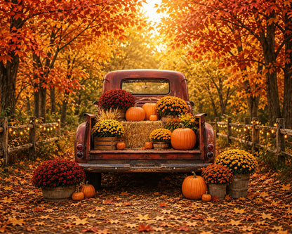 Autumn Truck Bed