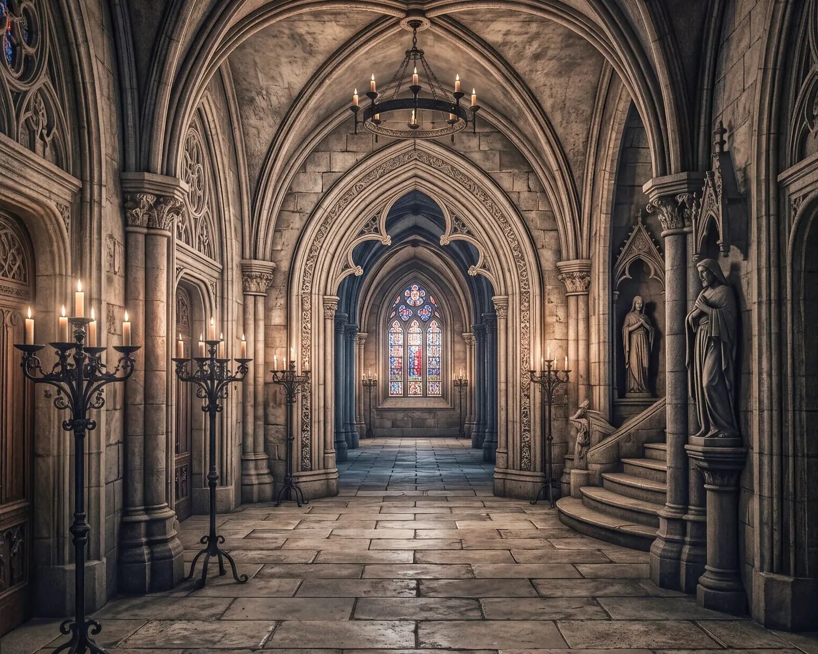 Laura Dark Gothic Hallway 2