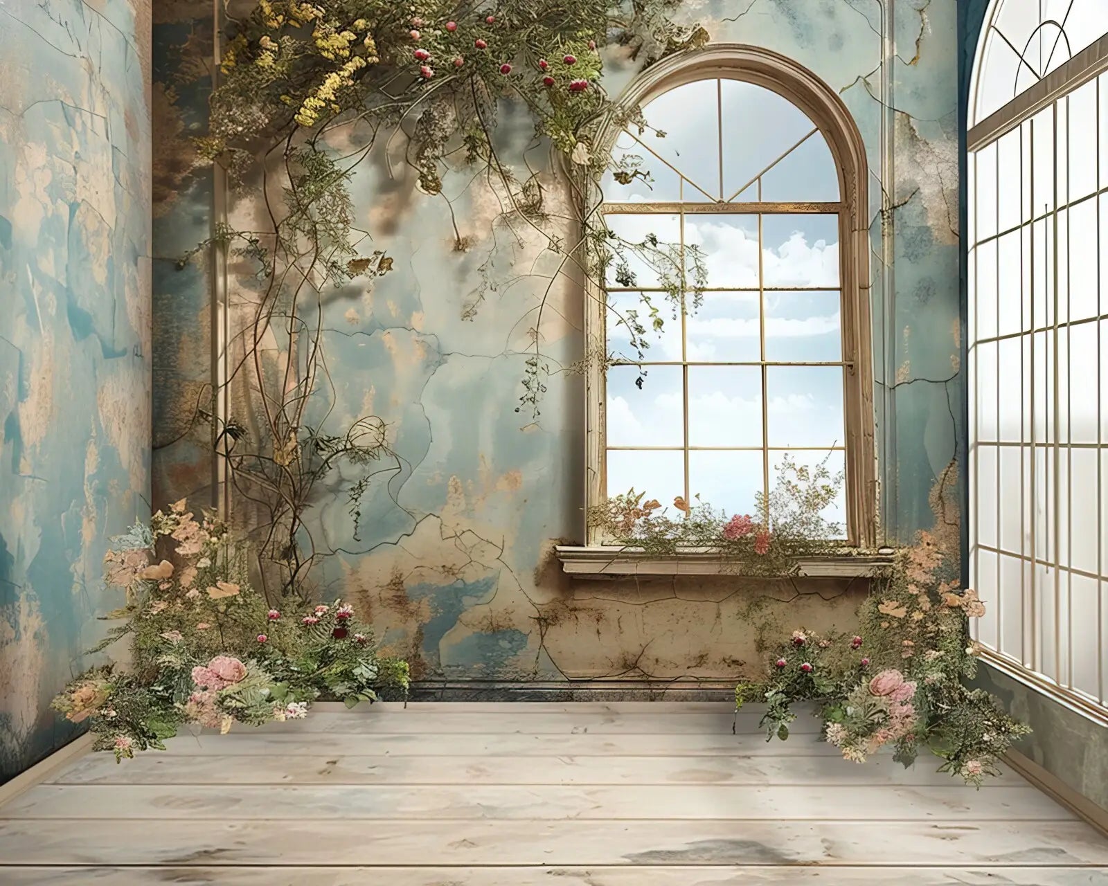 Blue Flower Room