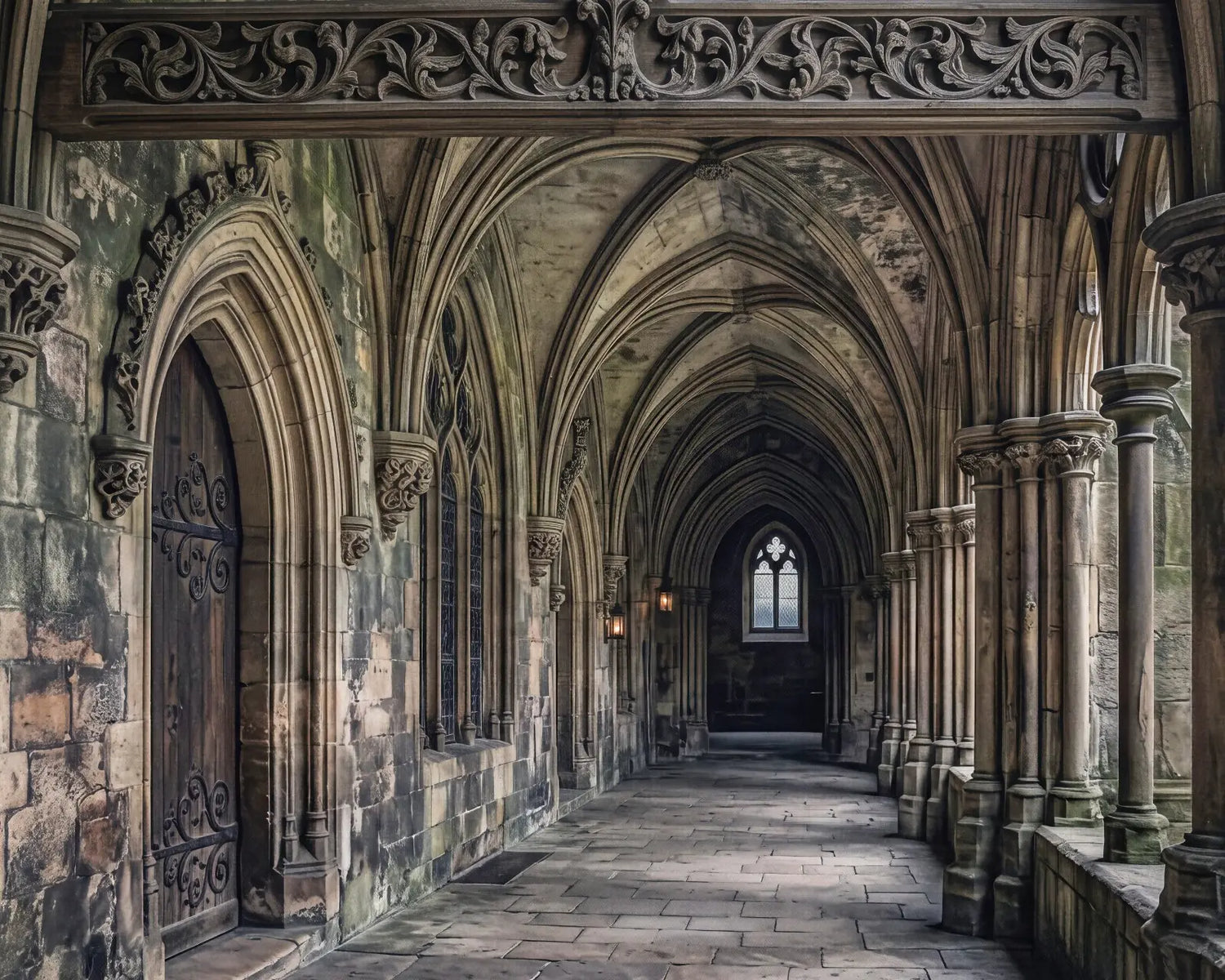 Laura Dark Gothic Hallway 1