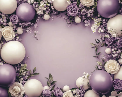 Balloons  Bouquets Purple