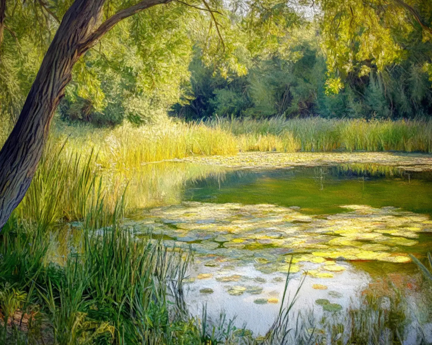 Painterly Pond