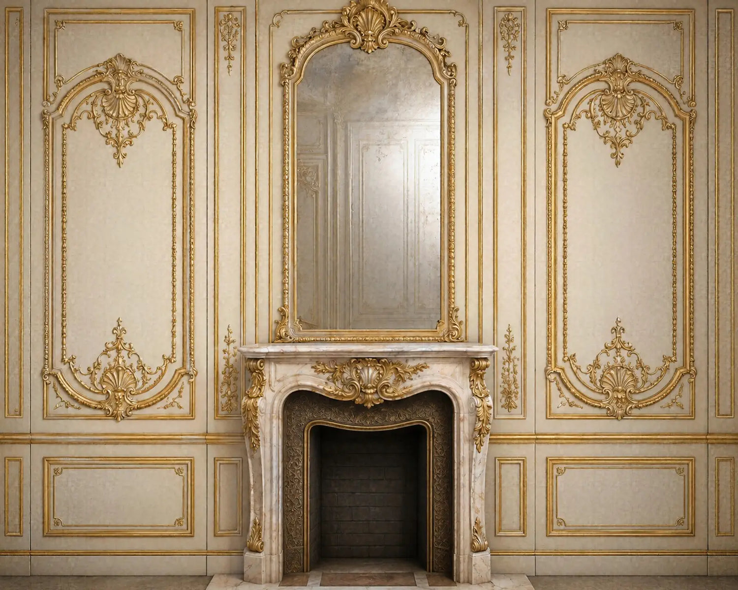Laura Dark Right Rococo Wall 2