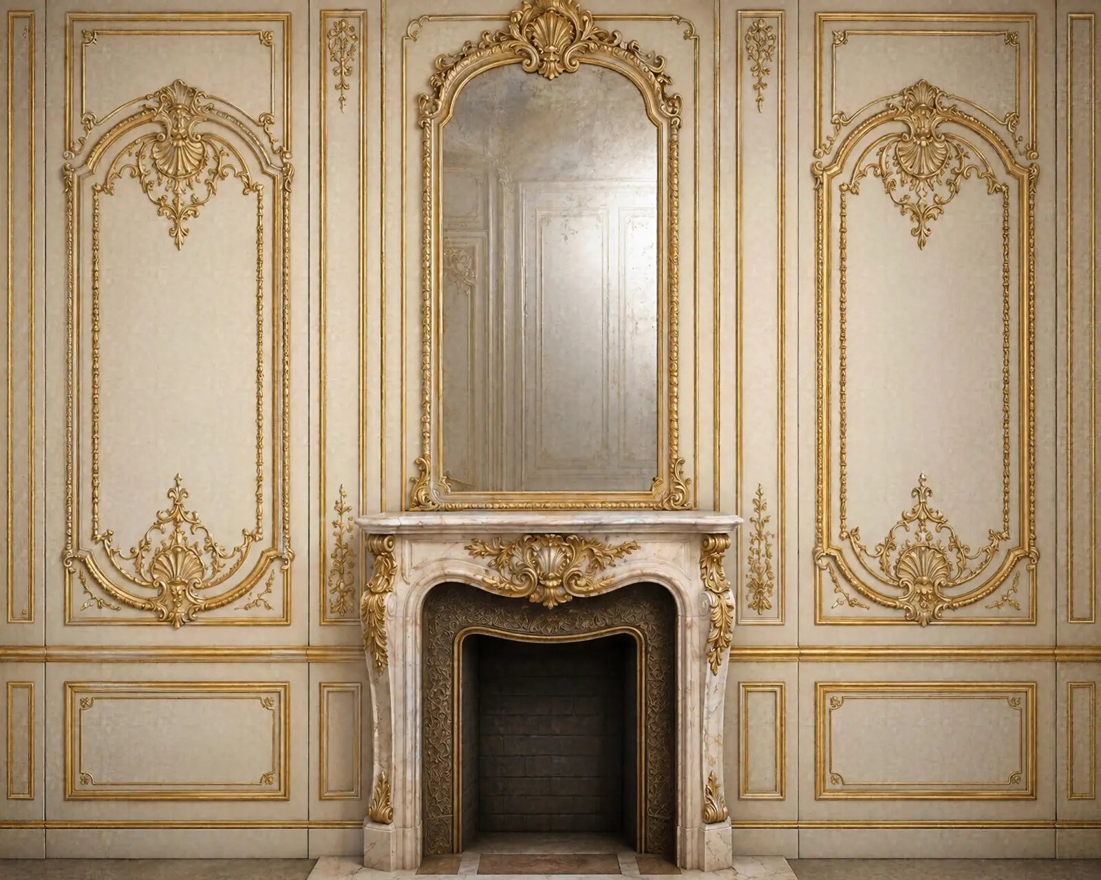 Laura Dark Right Rococo Wall 2