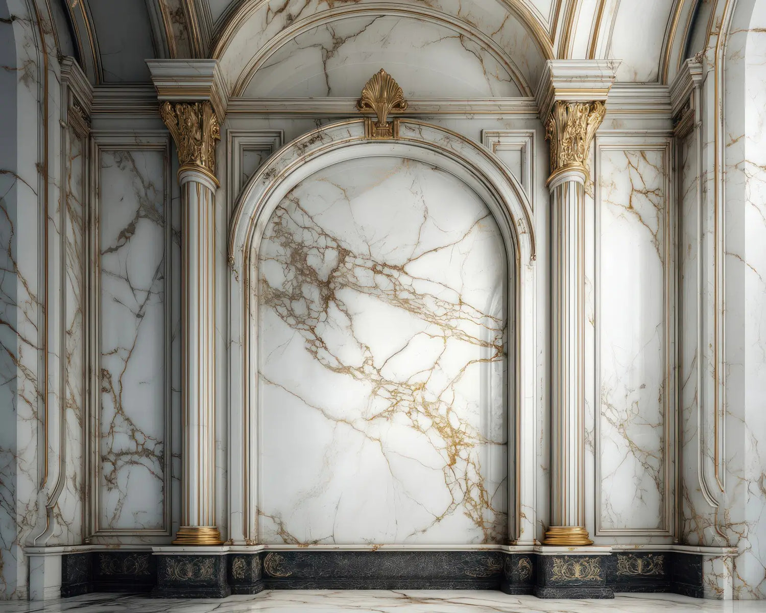 White Marble Wall 2