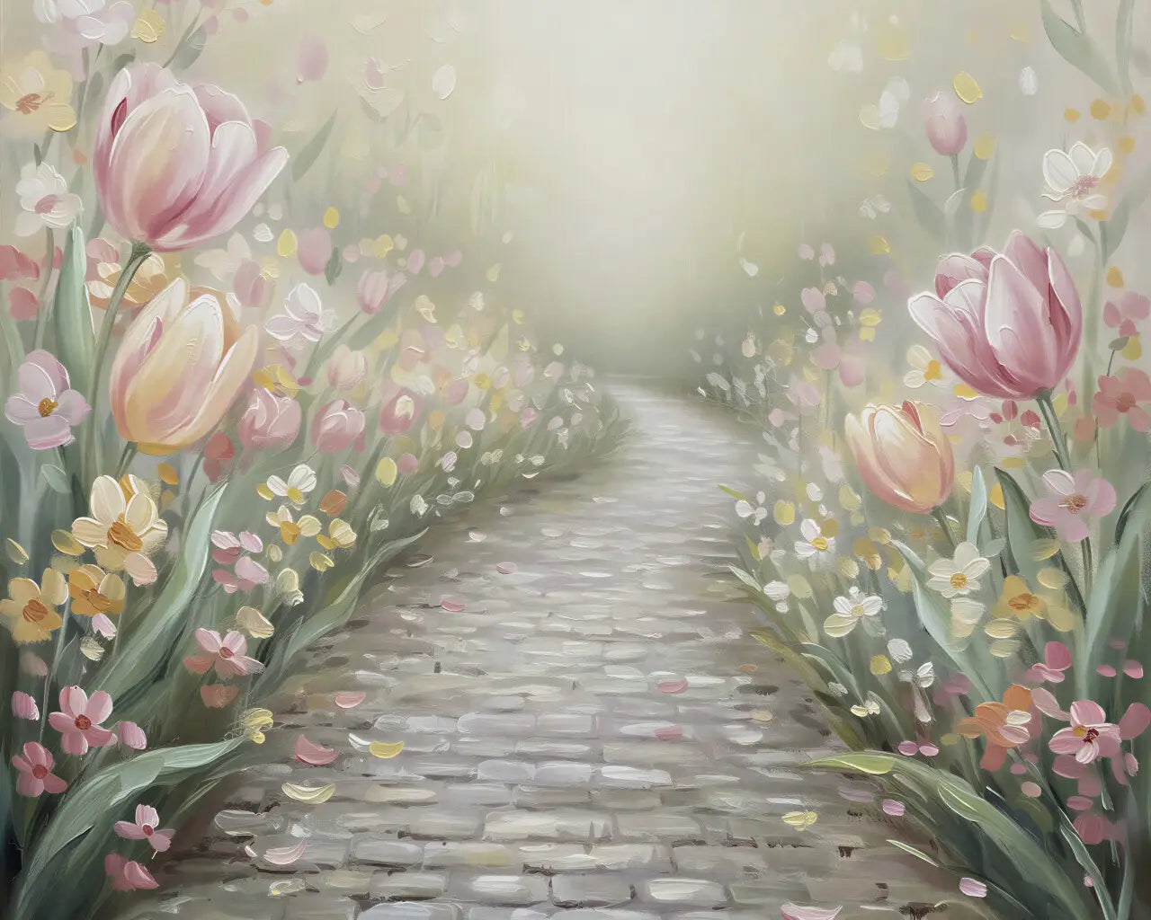 Painted Tulip Path