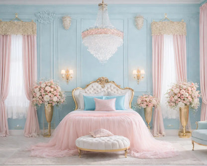 Elegant Pastel Bedroom