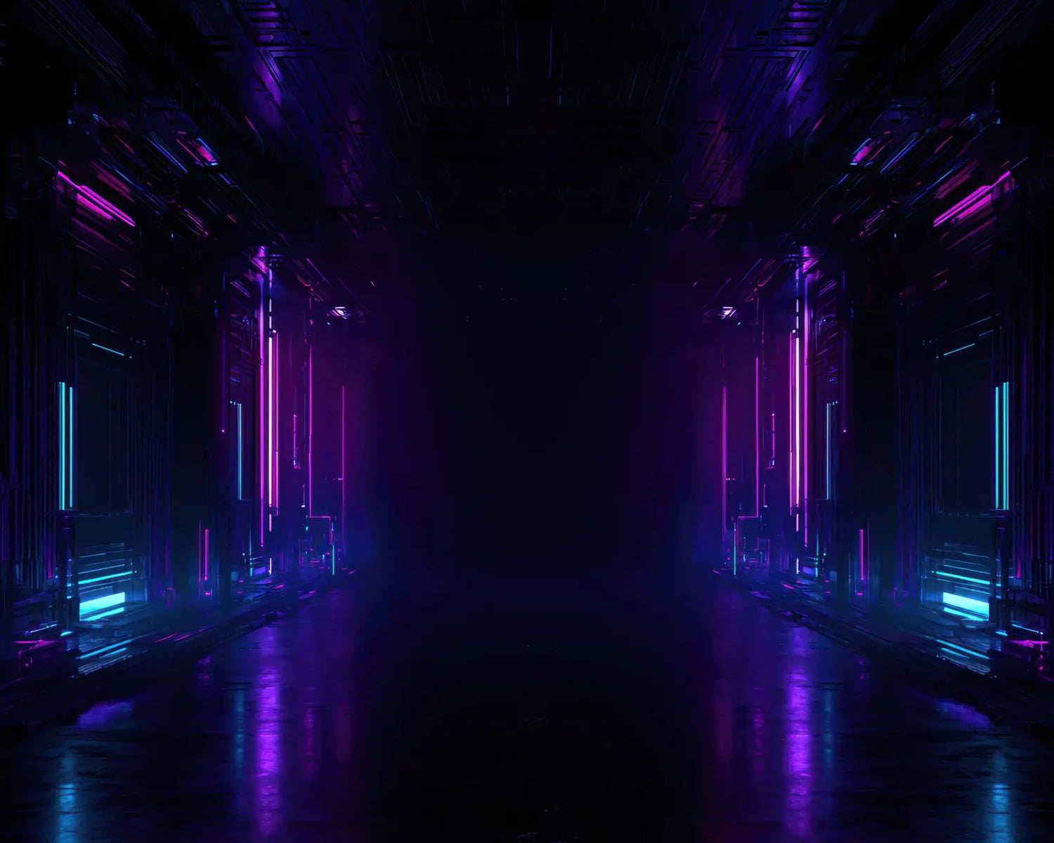 Futuristic Cyber Hall