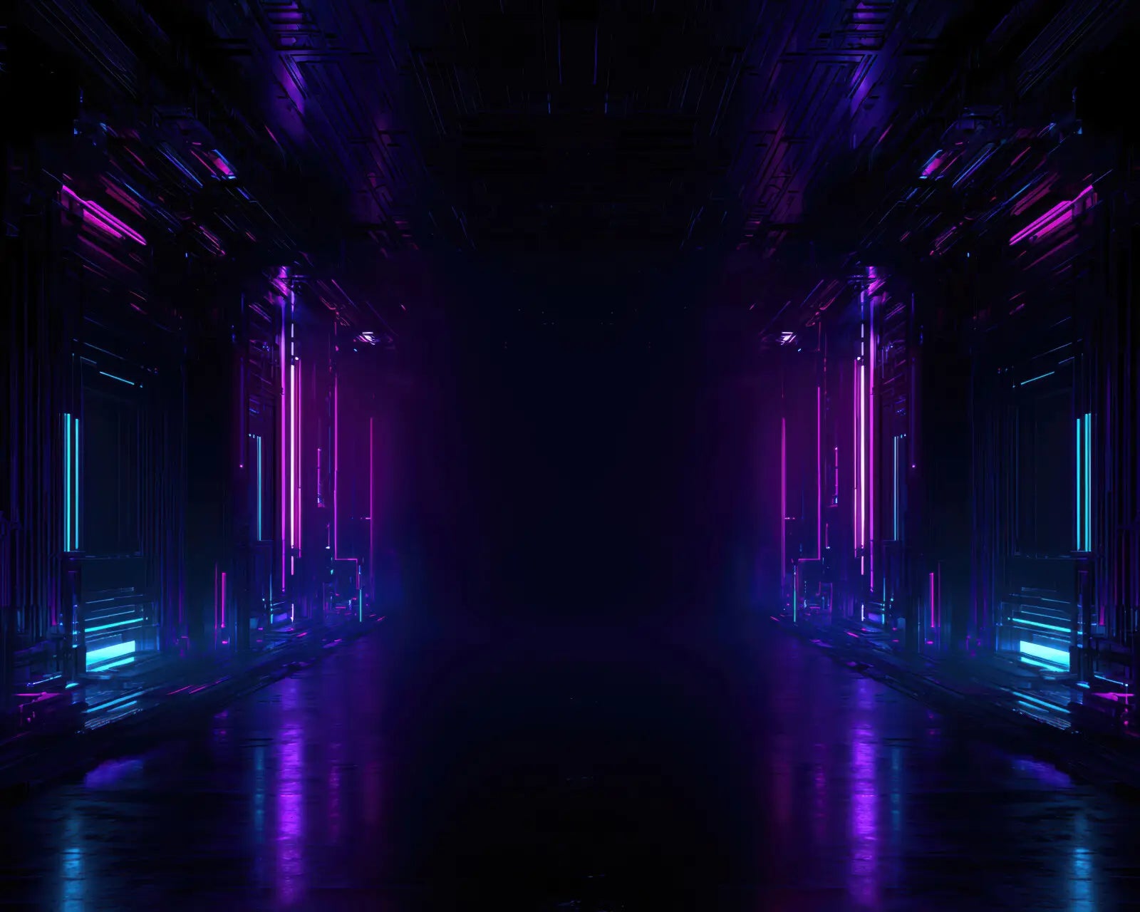Futuristic Cyber Hall