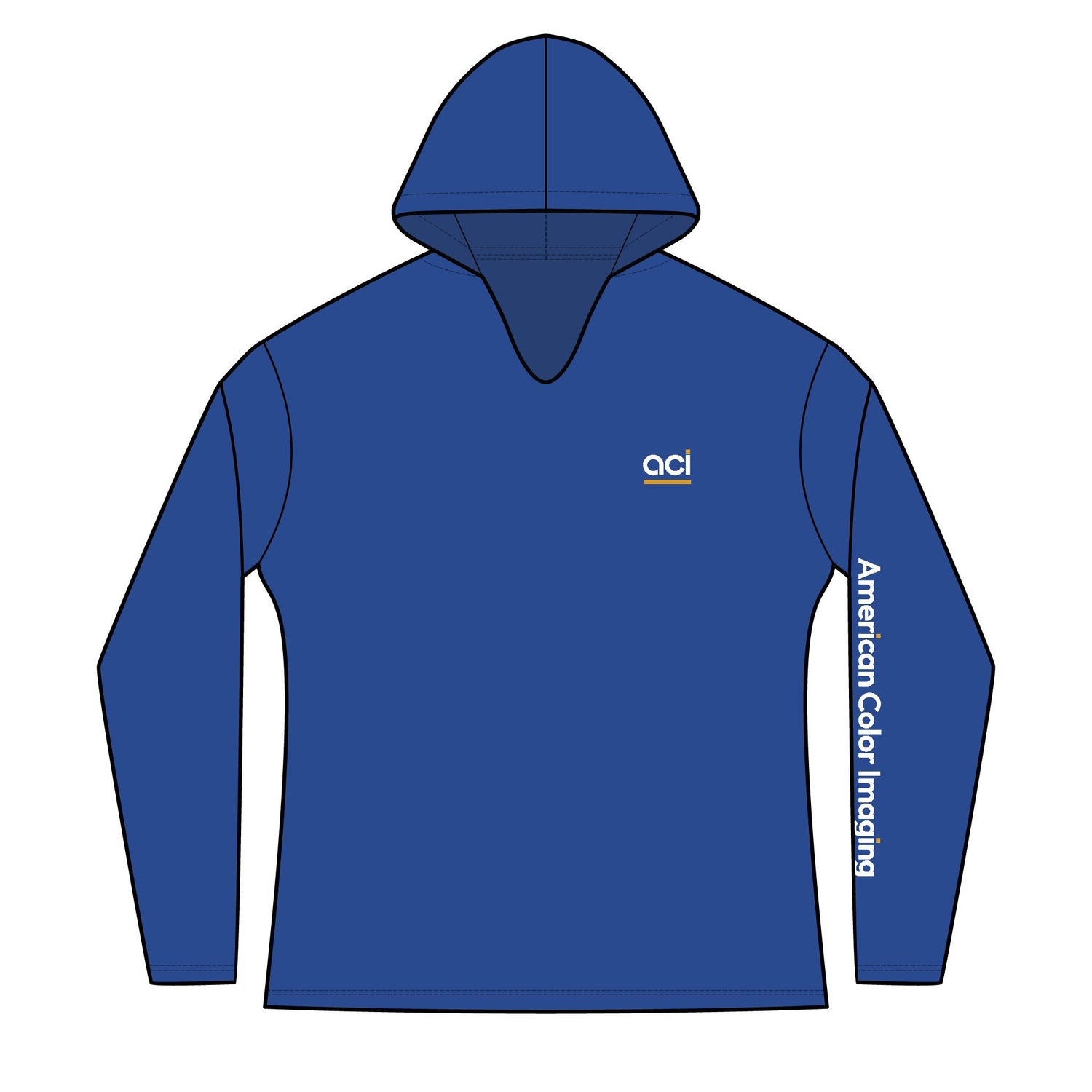 ACI "Negative. Never." Long Sleeve Lightweight Hoodie