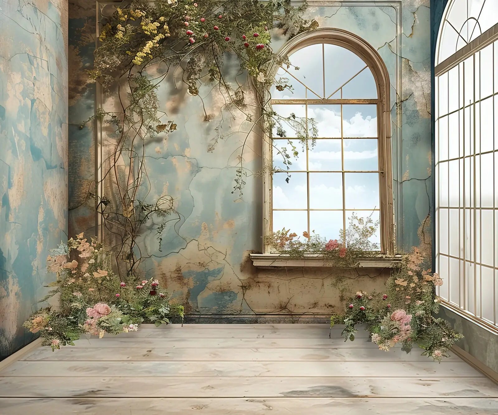Blue Flower Room