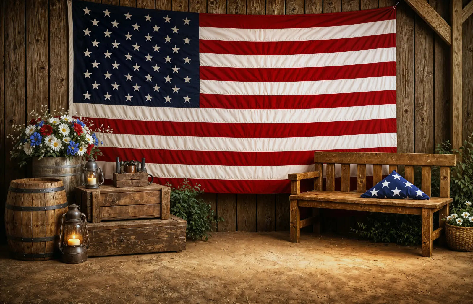 Rustic American Heritage Wide