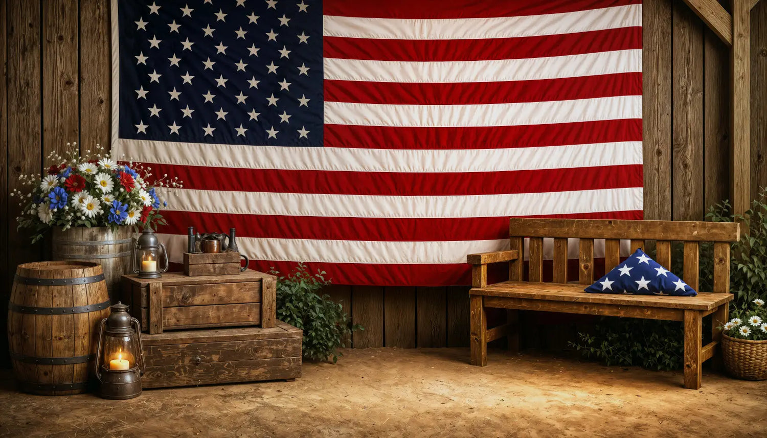 Rustic American Heritage Wide