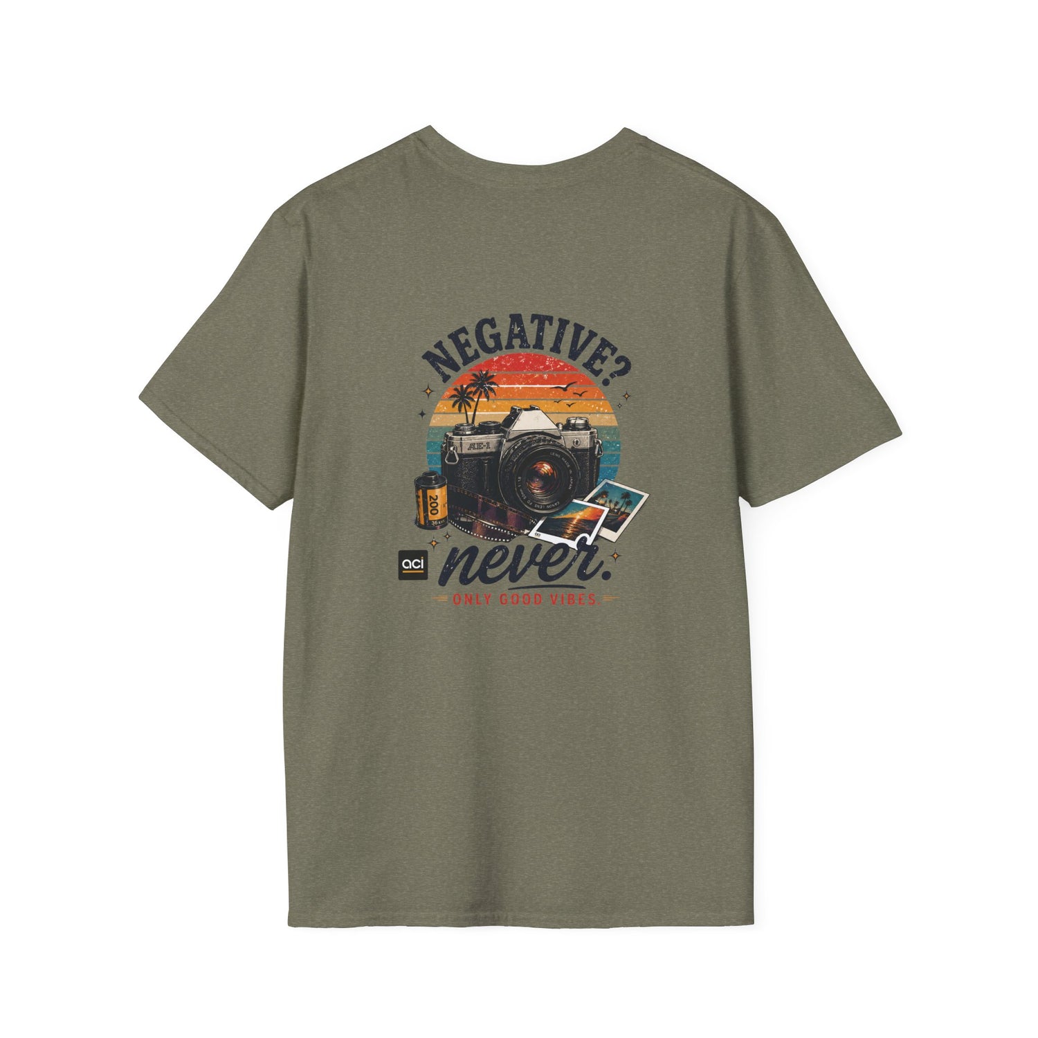 Retro ACI "Negative. Never." T-Shirt