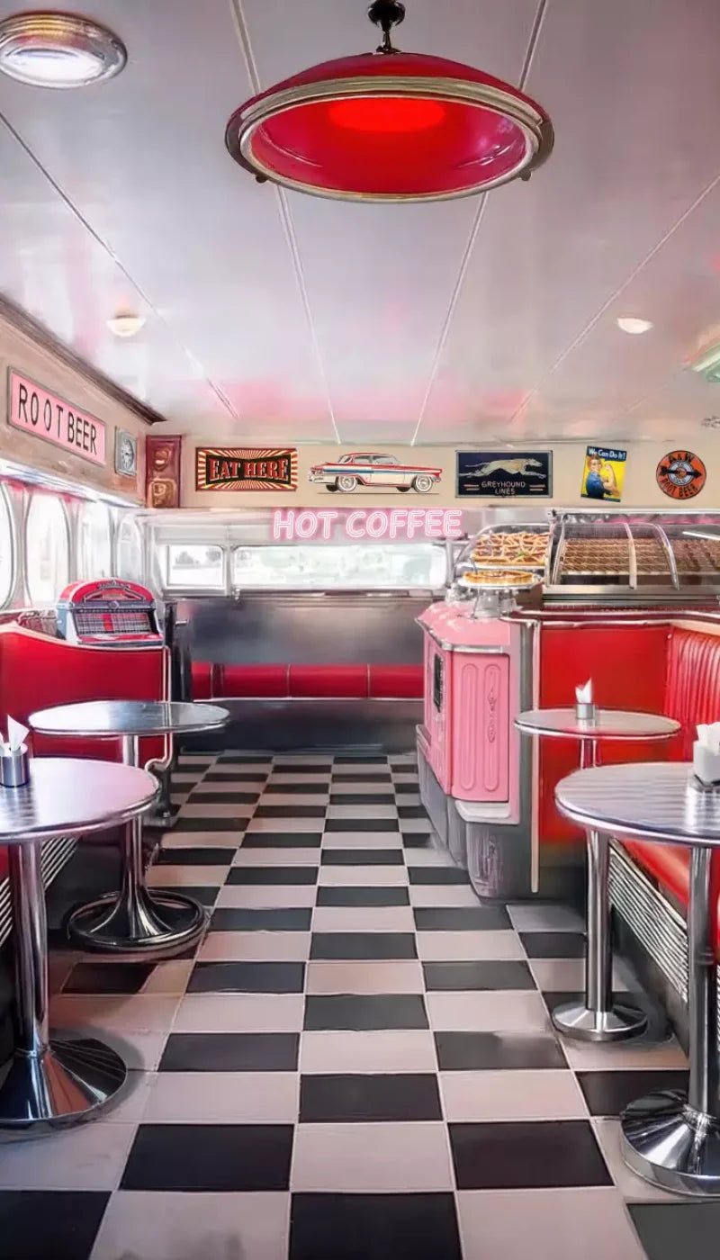 1950’S Retro Diner Backdrop