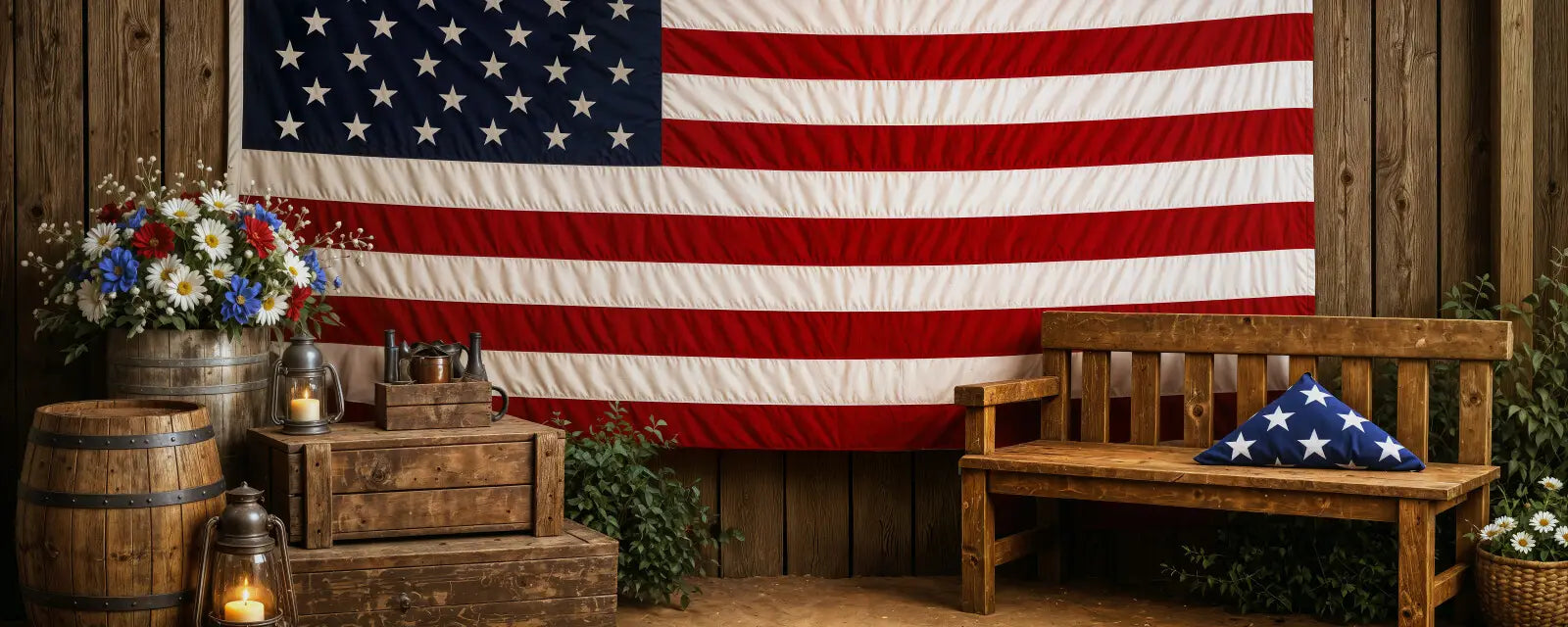 Rustic American Heritage Wide