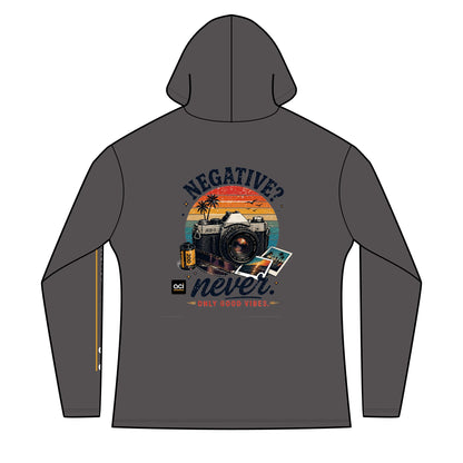 ACI "Negative. Never." Long Sleeve Lightweight Hoodie