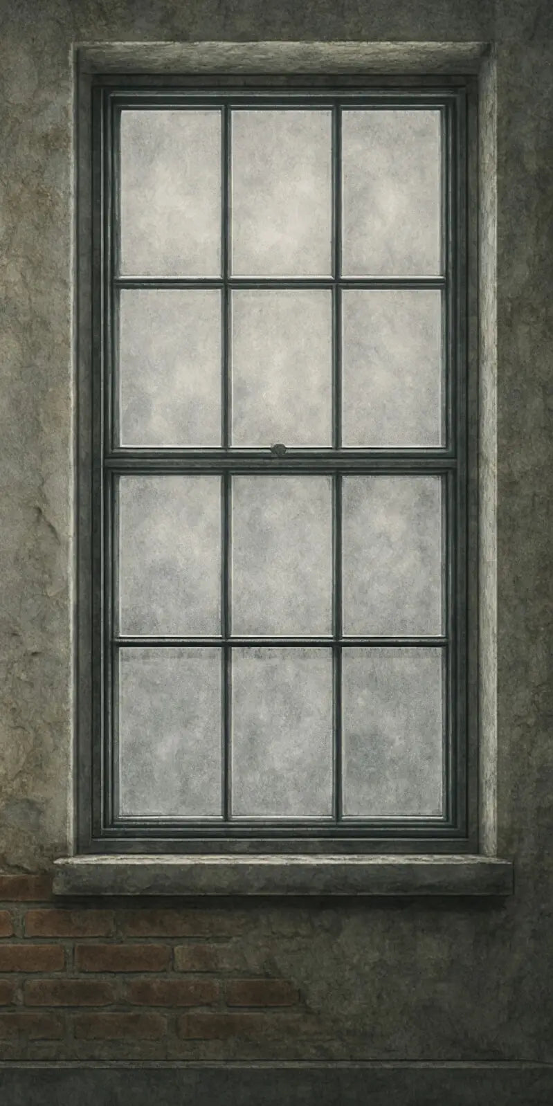 Gray Window Backdrop for Photography