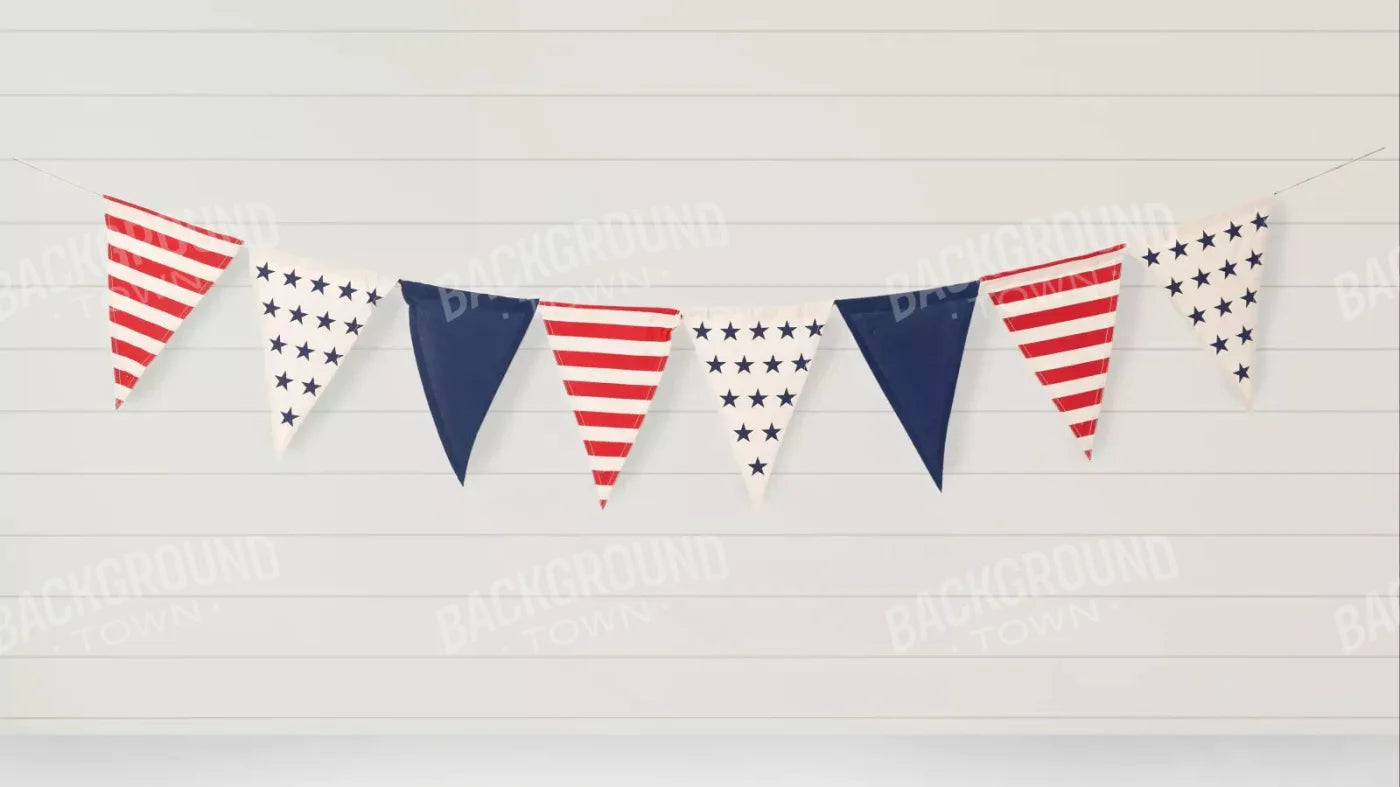 4Th Of July Banner 14X8 Ultracloth ( 168 X 96 Inch ) Backdrop