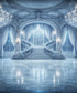 Blue Ballroom Backdrop for Photography