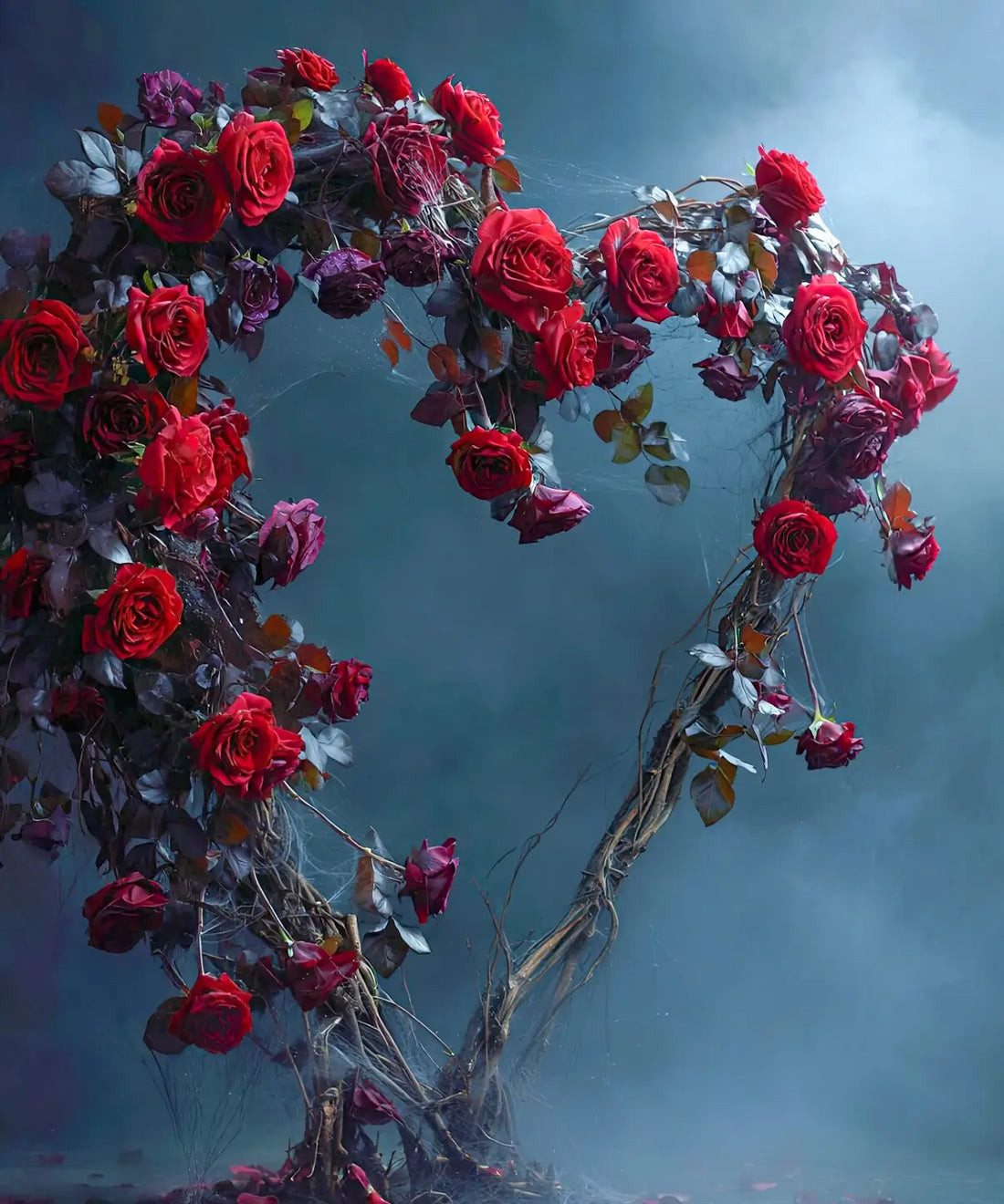 Blue Red Purple   Backdrop for Photography